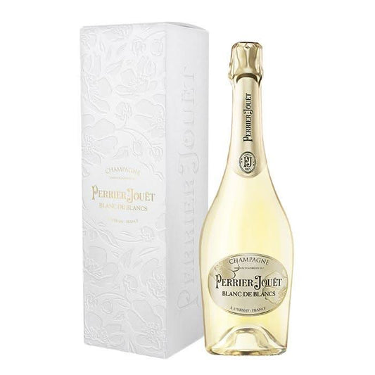 Perrier-Jouët Blanc de Blancs Champagne mit Geschenkverpackung, Frankreich