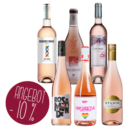 Wein-Set "Fifty Shades of Rosé"