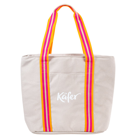 Picknick Kühltasche, grau-pink