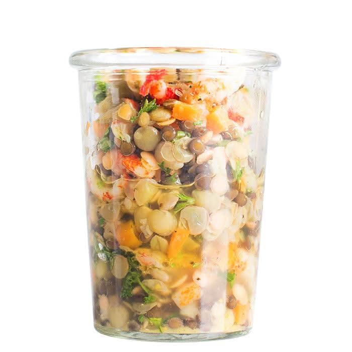 Flusskrebs Salat