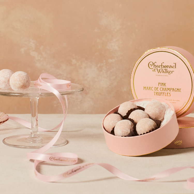 Pink Marc de Champagne Truffles