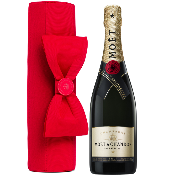 Moët & Chandon Brut Impérial Bow Pouch, Champagne, Frankreich