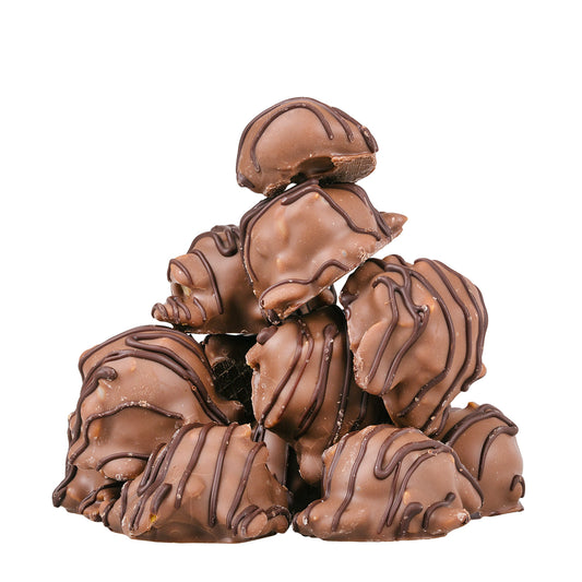 Macadamia mit Cornflakes Schokolade