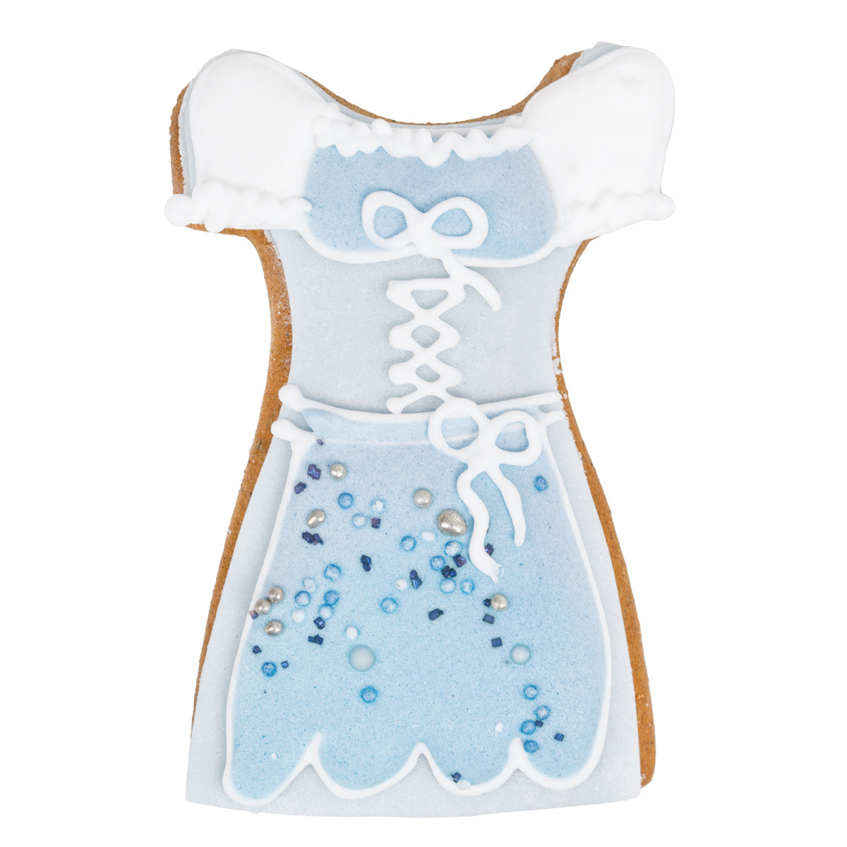 Lebkuchen Keks Dirndl, blau