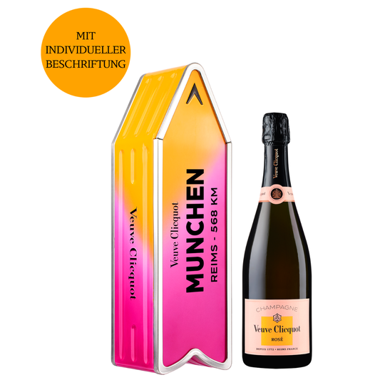 Veuve Clicquot Rosé Arrow Personalisierbar, Champagne, Frankreich