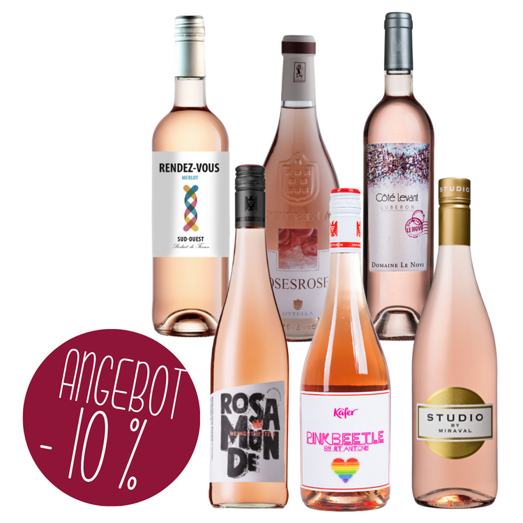 Wein-Set "Fifty Shades of Rosé"