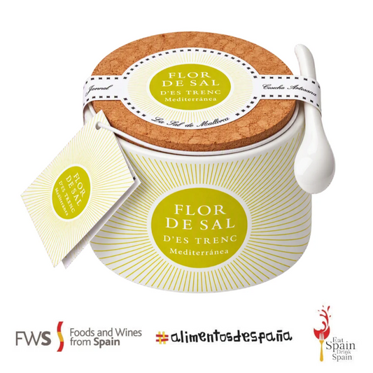Bio Flor de Sal D´es Trenc Mediterránea im Keramiktopf mit Löffel