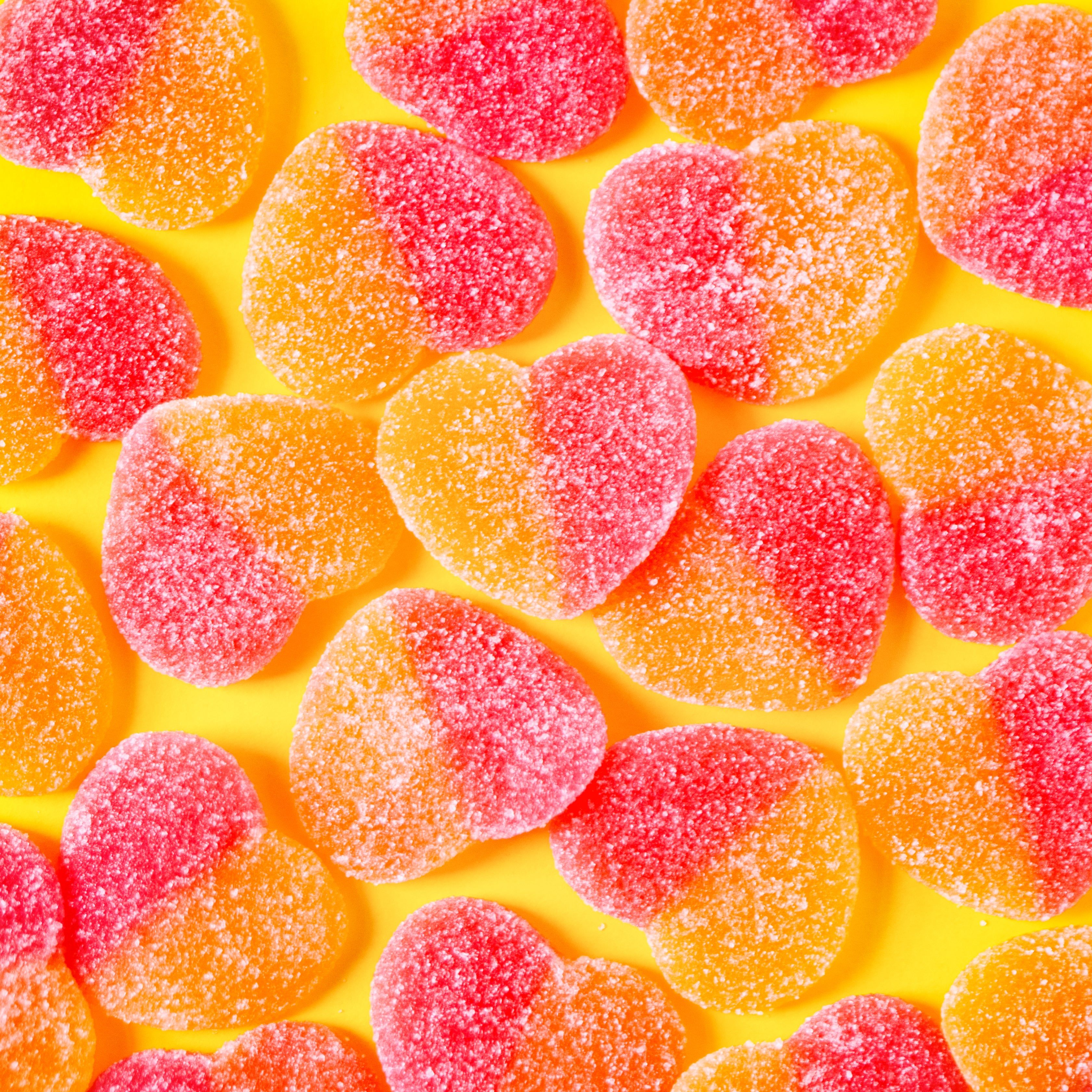 Pfirsichherzen Fruchtgummis, Classic und Sauer