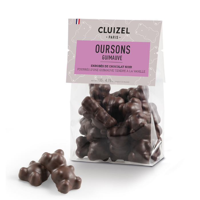 Marshmallow Bären in Zartbitter-Schokolade