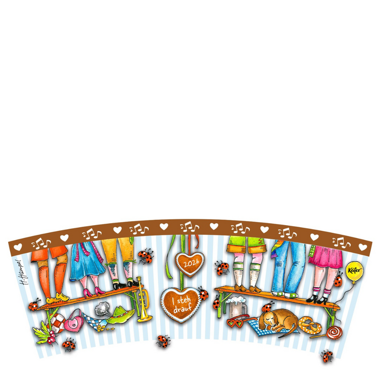 Wiesn Haferl 2026 "I steh drauf"