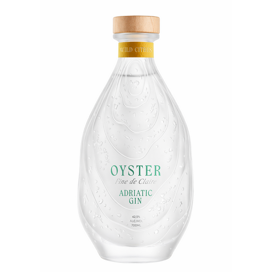 Oyster Fin de Claire Adriatic Gin Wild Citrus