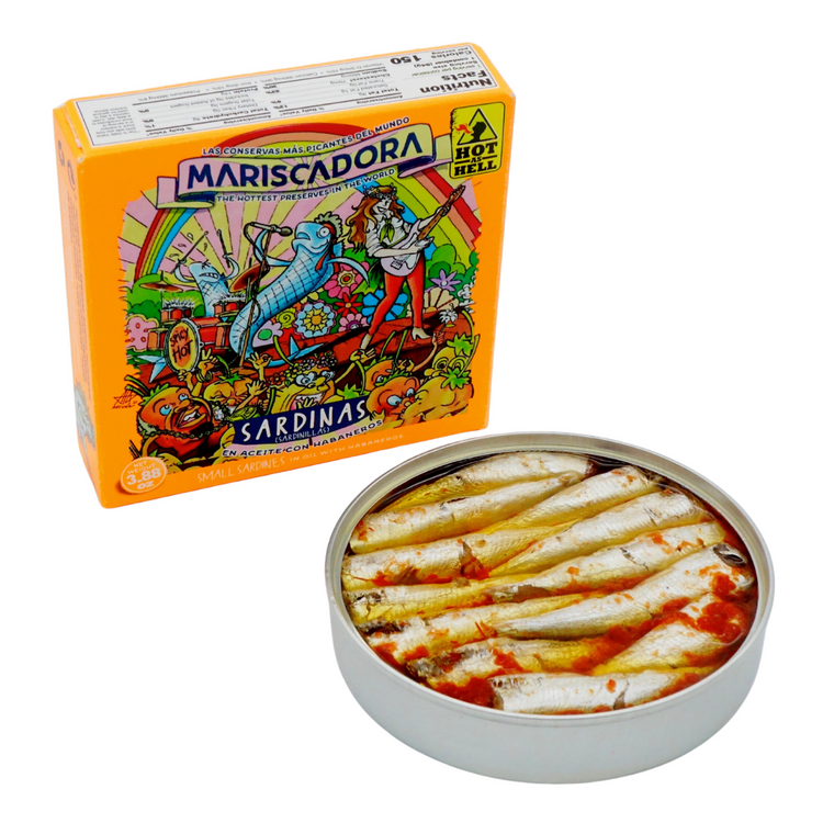 Sardinen mit Habernero Chili - Hot as Hell