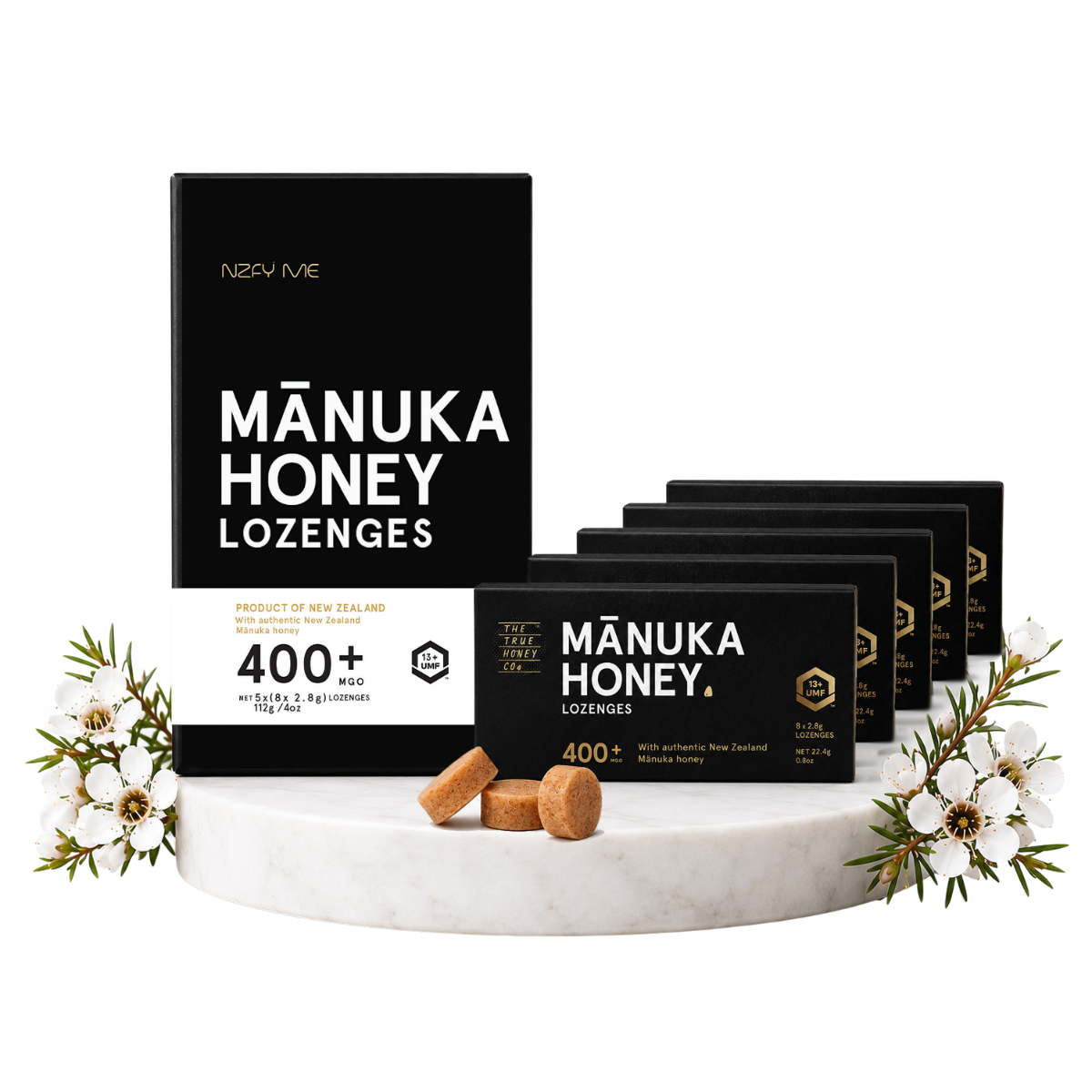 Manuka-Honig Lutschpatillen MGO 400+, Multipack