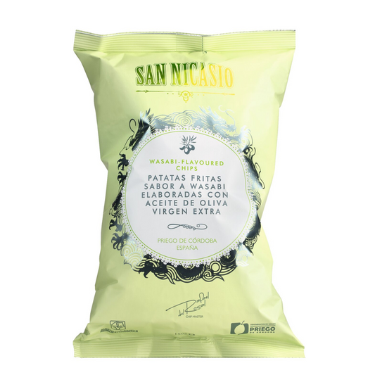 Kartoffelchips mit Wasabi