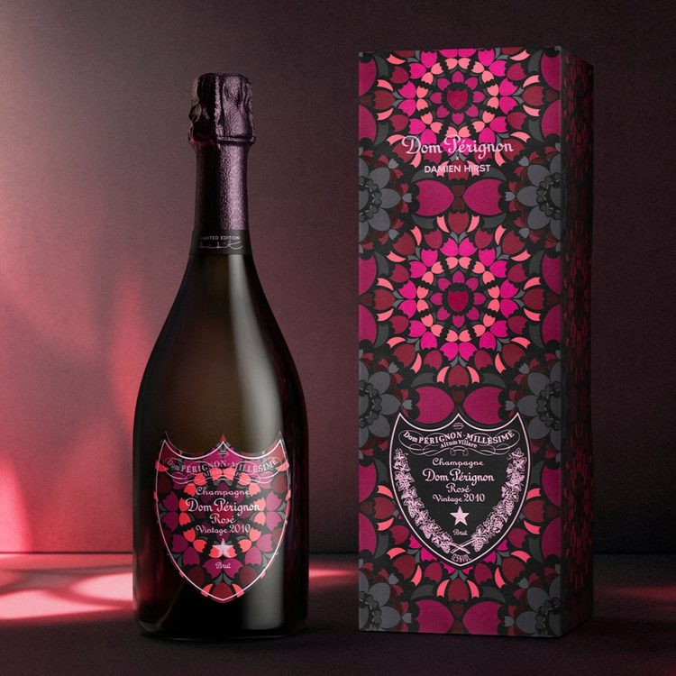 Rosé 2010 Dom Pérignon Damien Hirst Limited Edition, Champagne, Frankreich