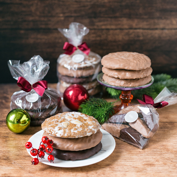 Elisenlebkuchen gemischt in der Dose, 5 Stück