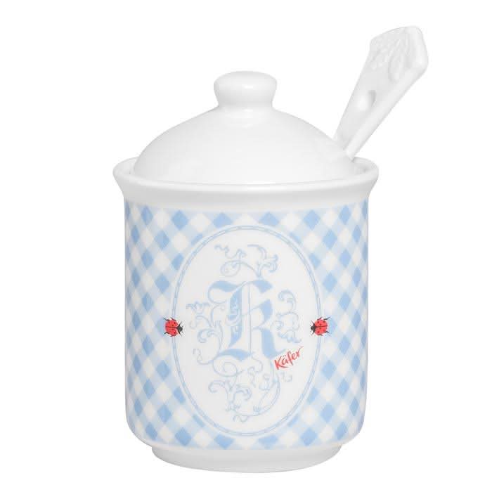 Bayern Senftöpfchen mit Löffel "K"